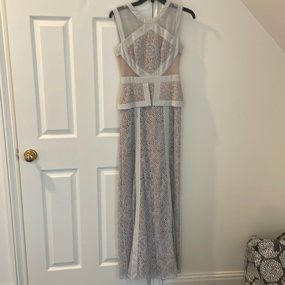 BCBGMAXAZRIA gown, pale blue size 0